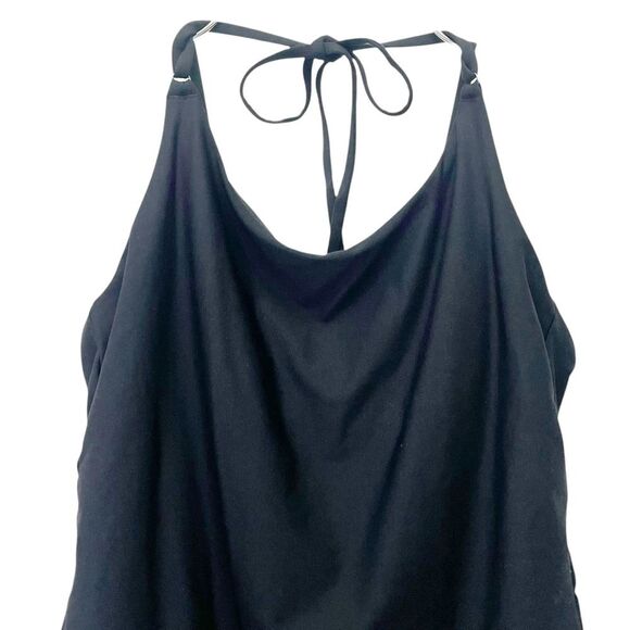 Athleta Keyhole One Piece Swimsuit Black Size MT Medium Tall UPF 50 Bathing Suit - Picture 5 of 14